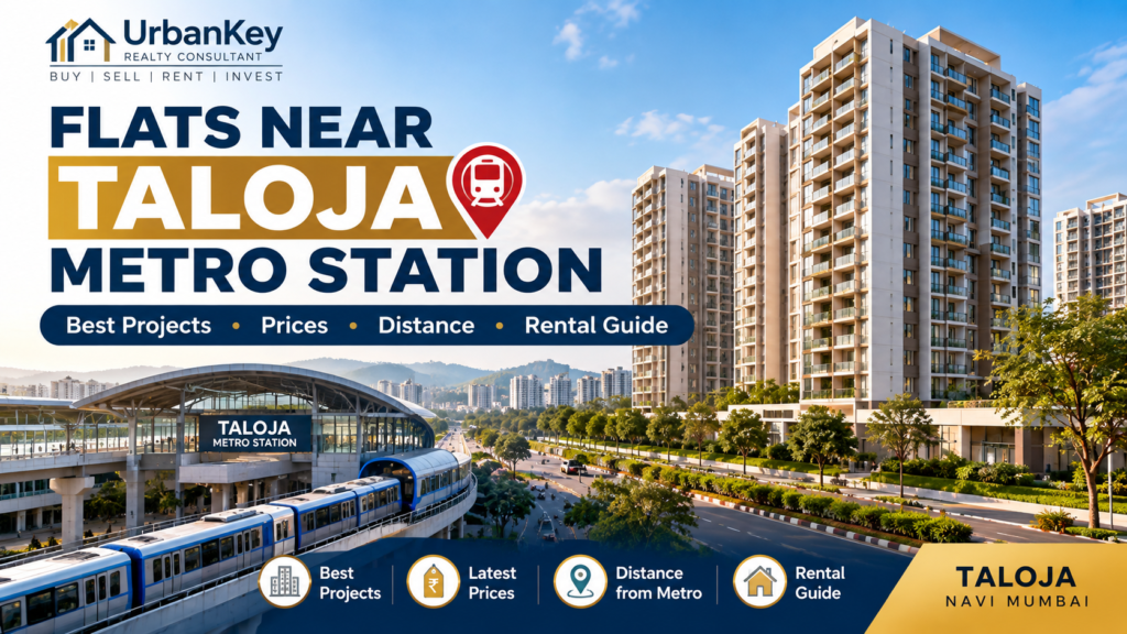 Flats Near Taloja Metro Station – Best Projects, Prices, Distance & Rental Guide
