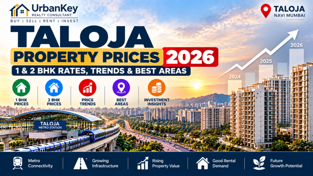 Taloja Property Prices 2026: 1 & 2 BHK Rates, Trends & Best Areas