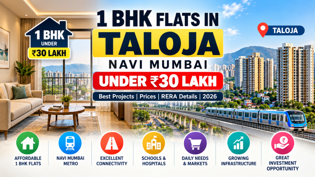 1 BHK Flats in Taloja Under ₹30 Lakh (2026): Genuine Projects, Prices & RERA Details