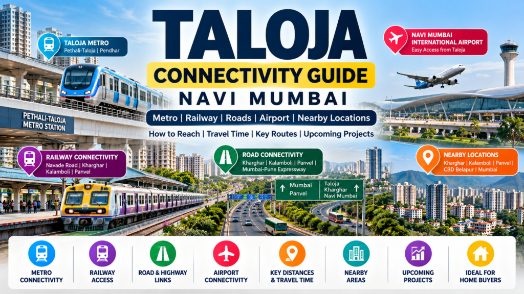 Taloja Connectivity Guide: How to Reach Taloja, Navi Mumbai